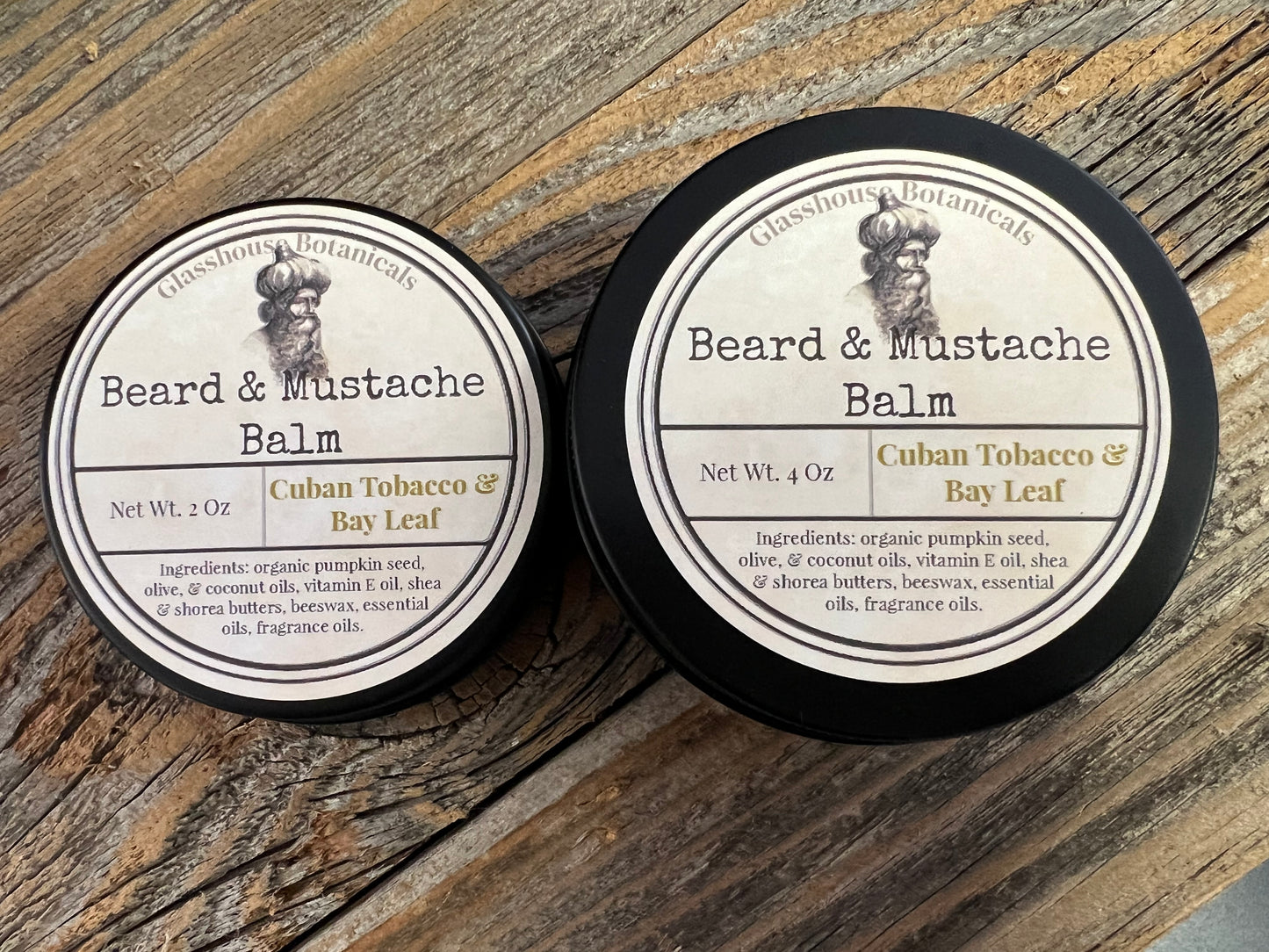 Beard and Mustache Balm - Cuban Tobacco & Bay Leaf
