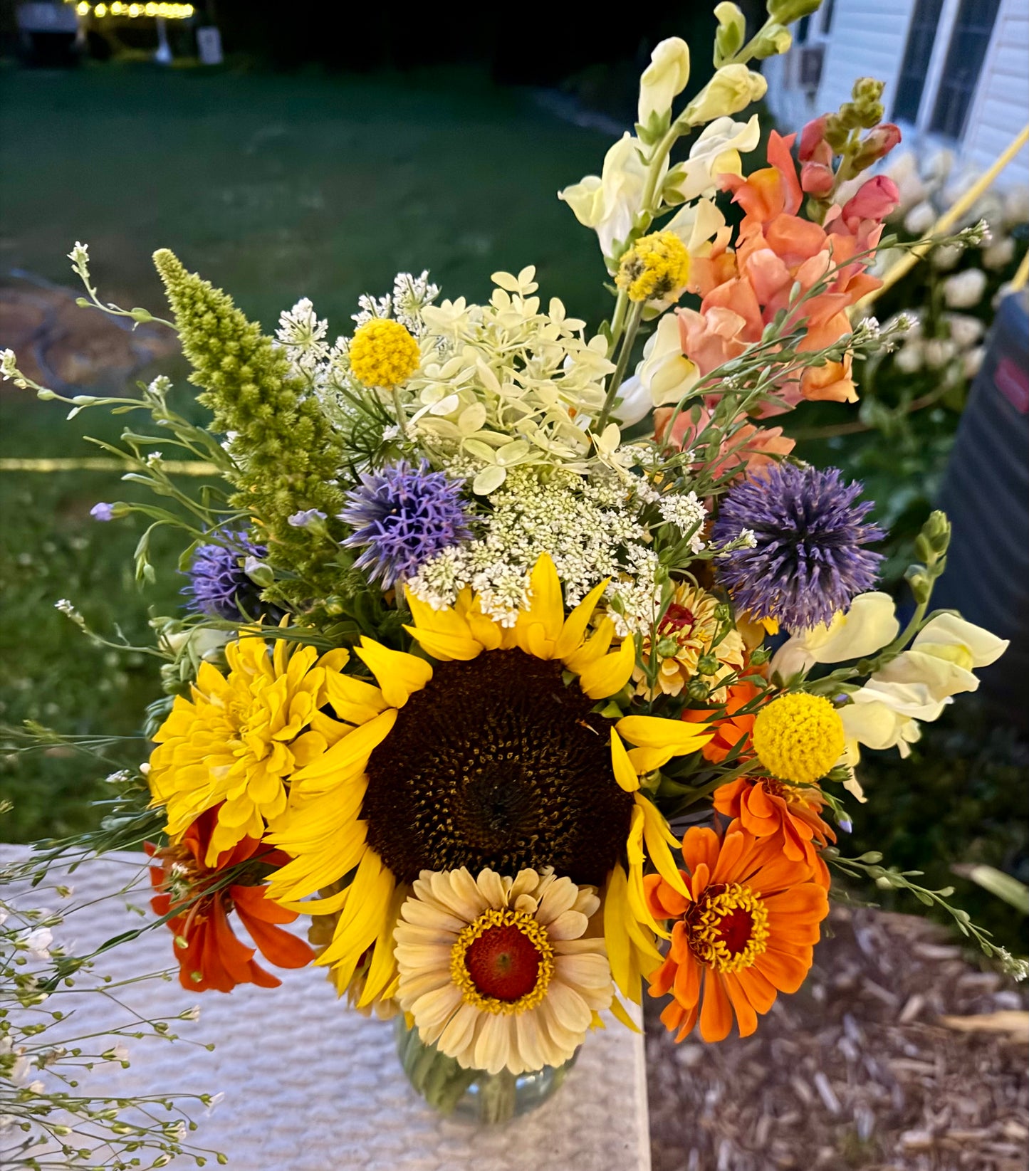Large Mason Jar Bouquet
