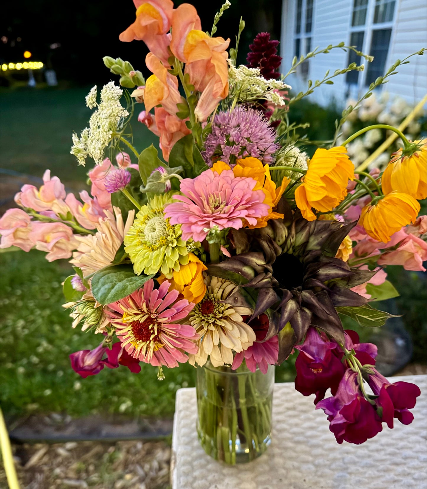 Large Mason Jar Bouquet