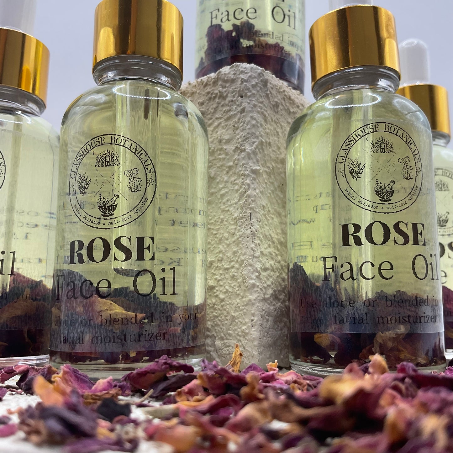 Face & Body Oil | Rose  Infused Oil for face, body, & scalp
