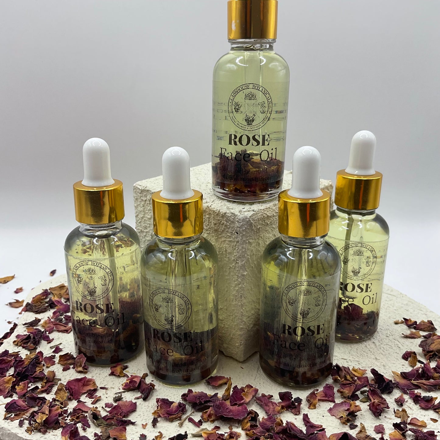 Face & Body Oil | Rose  Infused Oil for face, body, & scalp