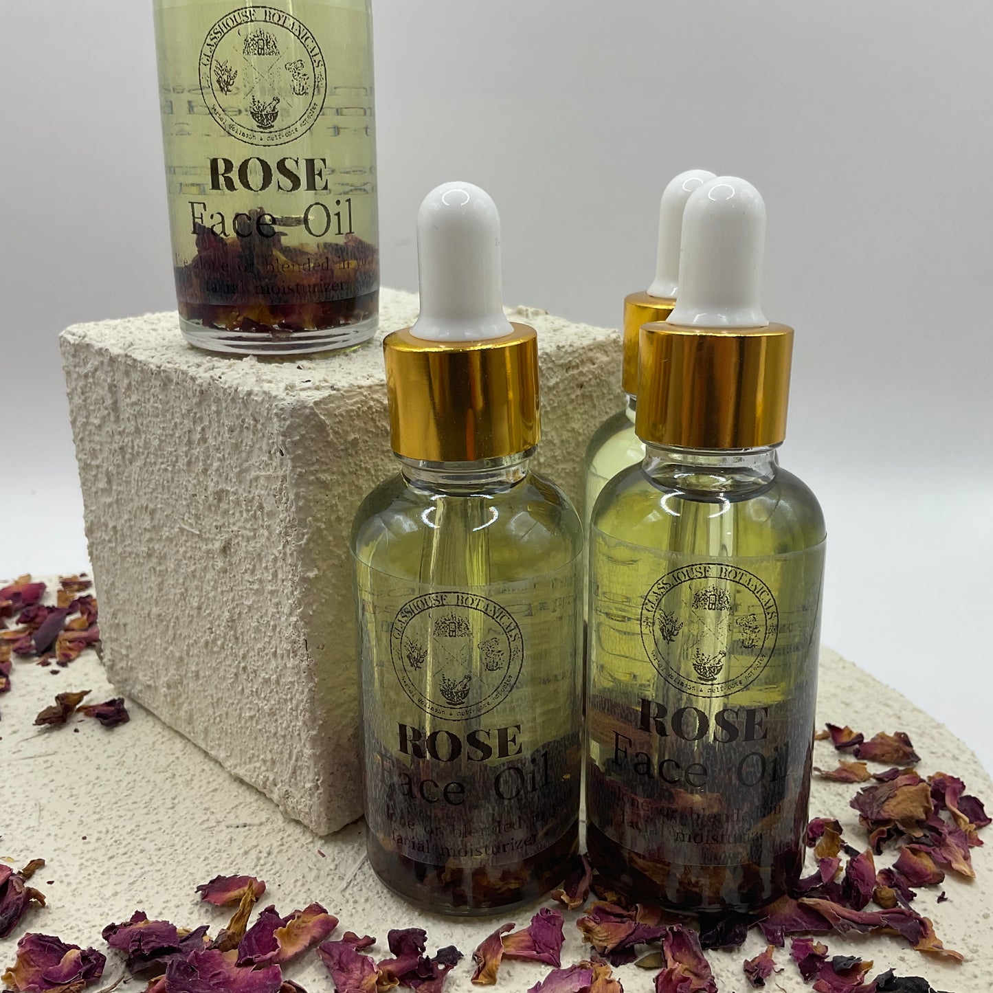 Face & Body Oil | Rose  Infused Oil for face, body, & scalp