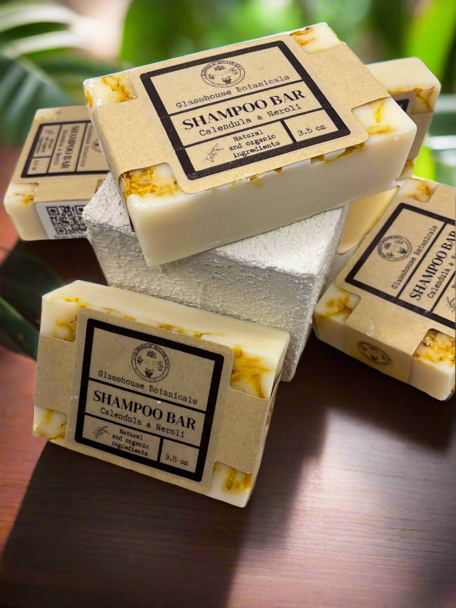 Shampoo Bar | Calendula Shampoo Bar, Infused with Neroli & Nettle