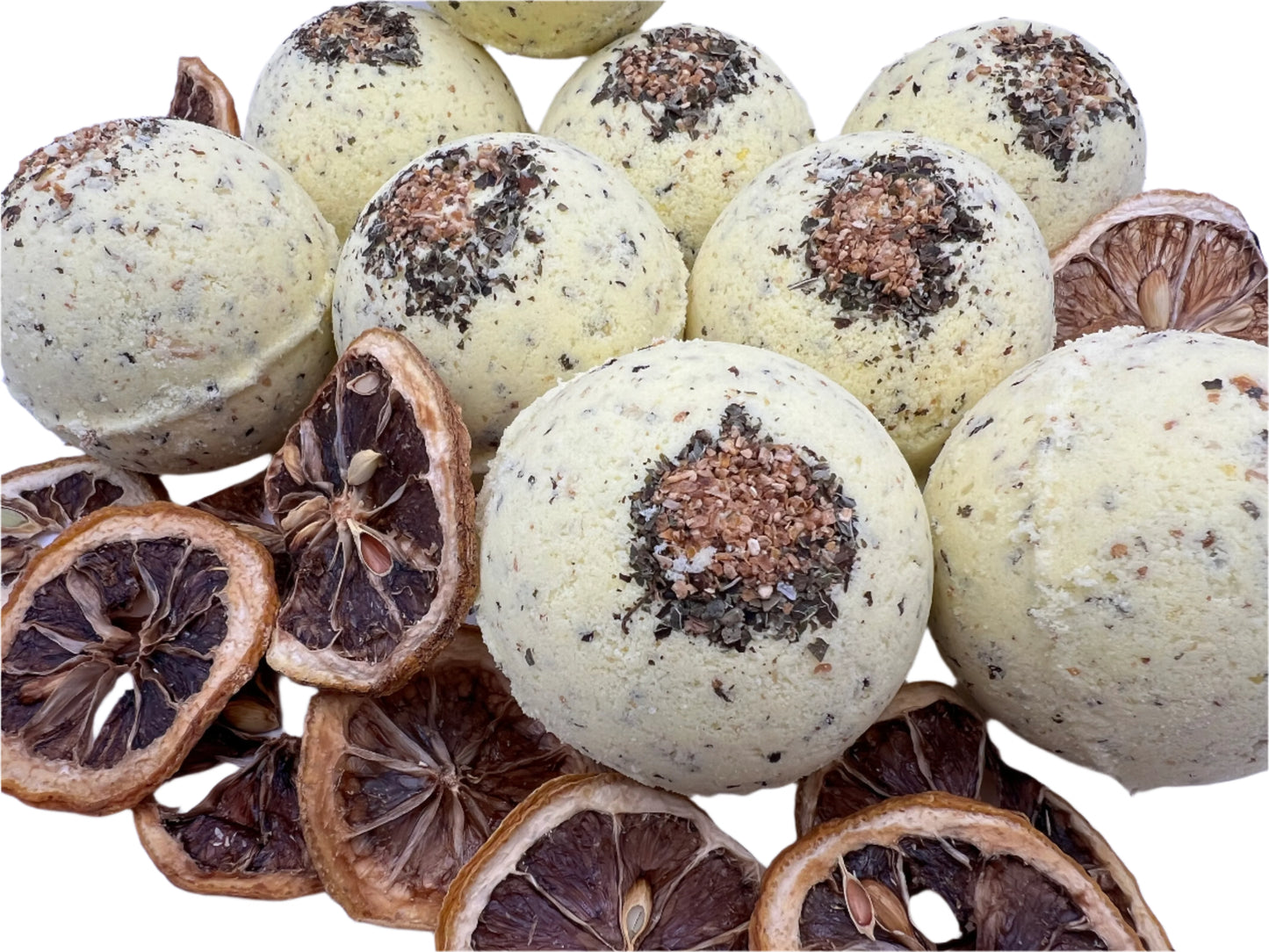 Bath Bomb | Lemon balm, with lemon peel