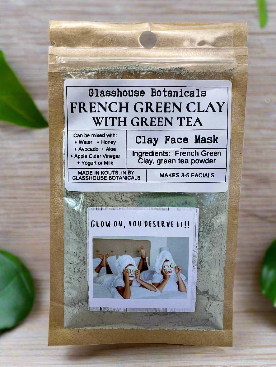 Facial | French Green Clay Face Mask With Green Tea