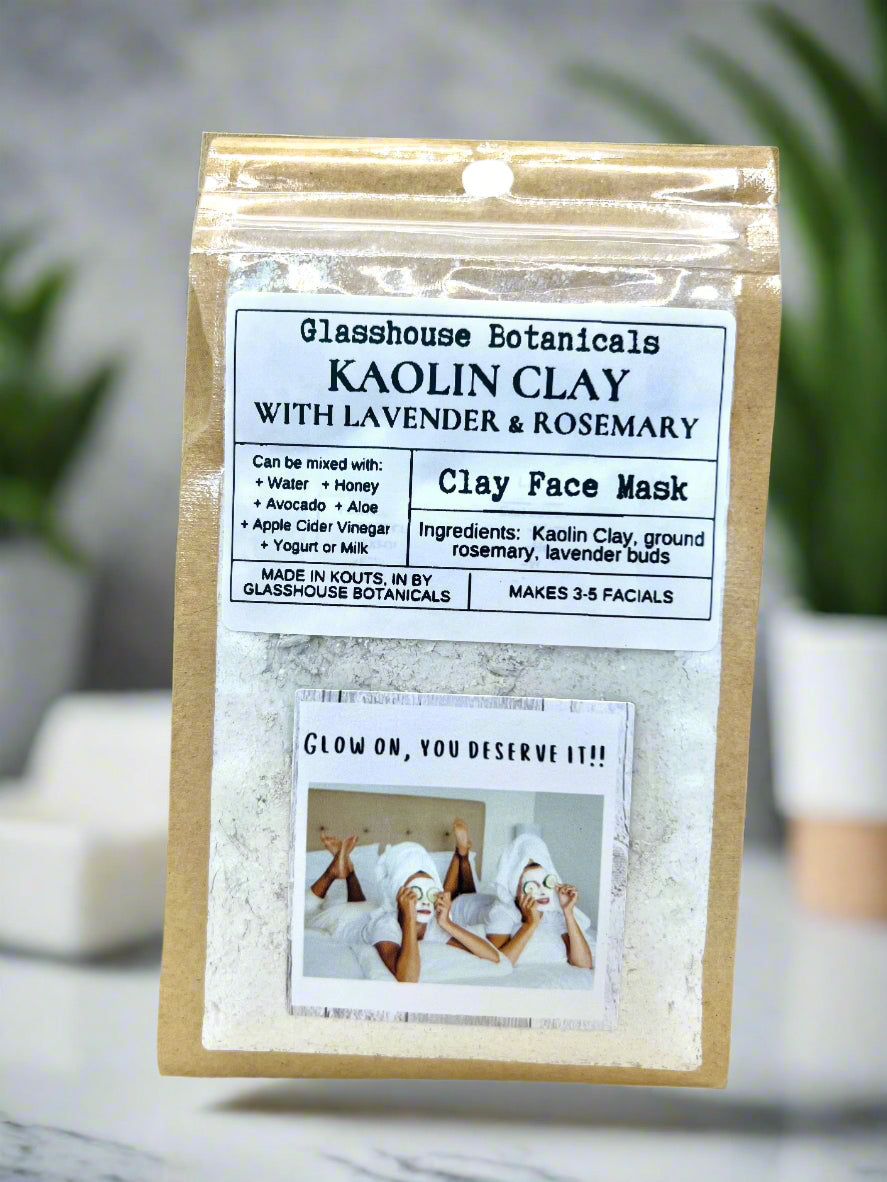 Facial | Kaolin Clay Face Mask With Rosemary & Lavender
