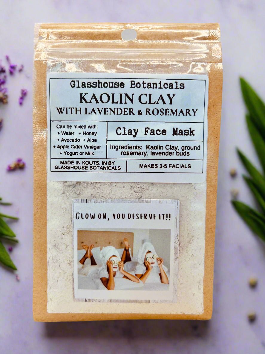Facial | Kaolin Clay Face Mask With Rosemary & Lavender