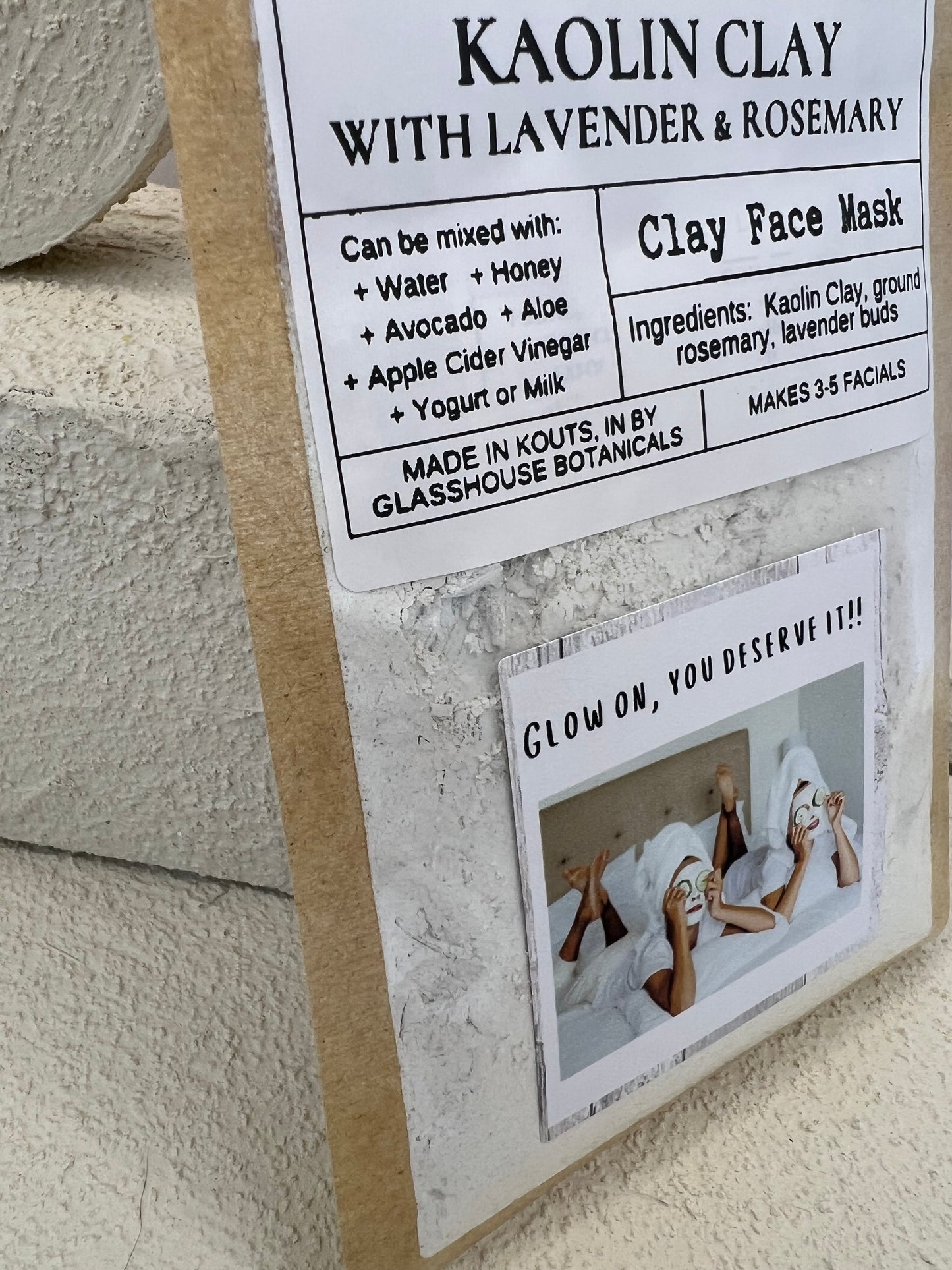 Facial | Kaolin Clay Face Mask With Rosemary & Lavender