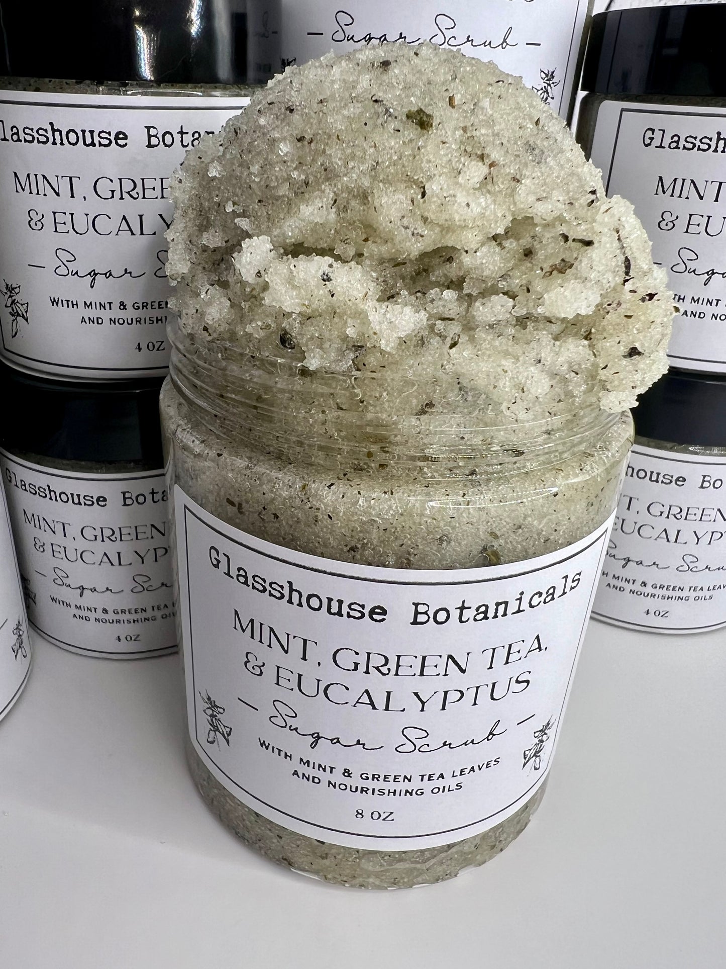 Exfoliating Botanical Sugar Scrub | Green Tea & Mint