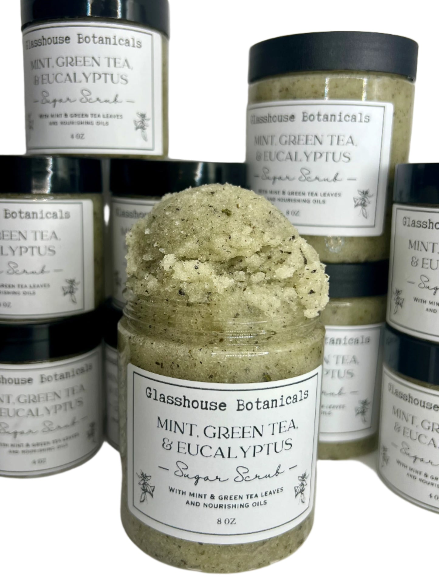 Exfoliating Botanical Sugar Scrub | Green Tea & Mint