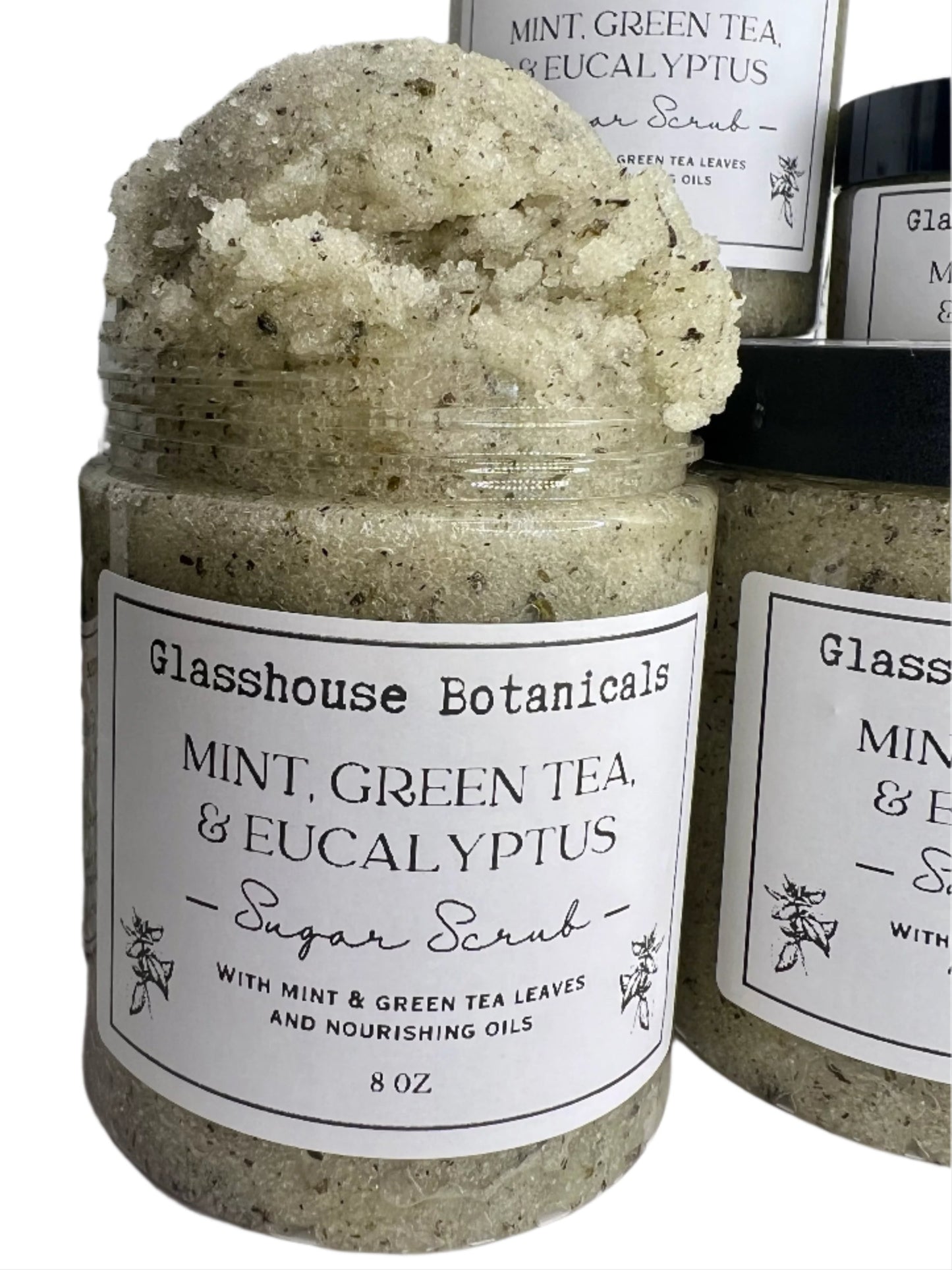 Exfoliating Botanical Sugar Scrub | Green Tea & Mint