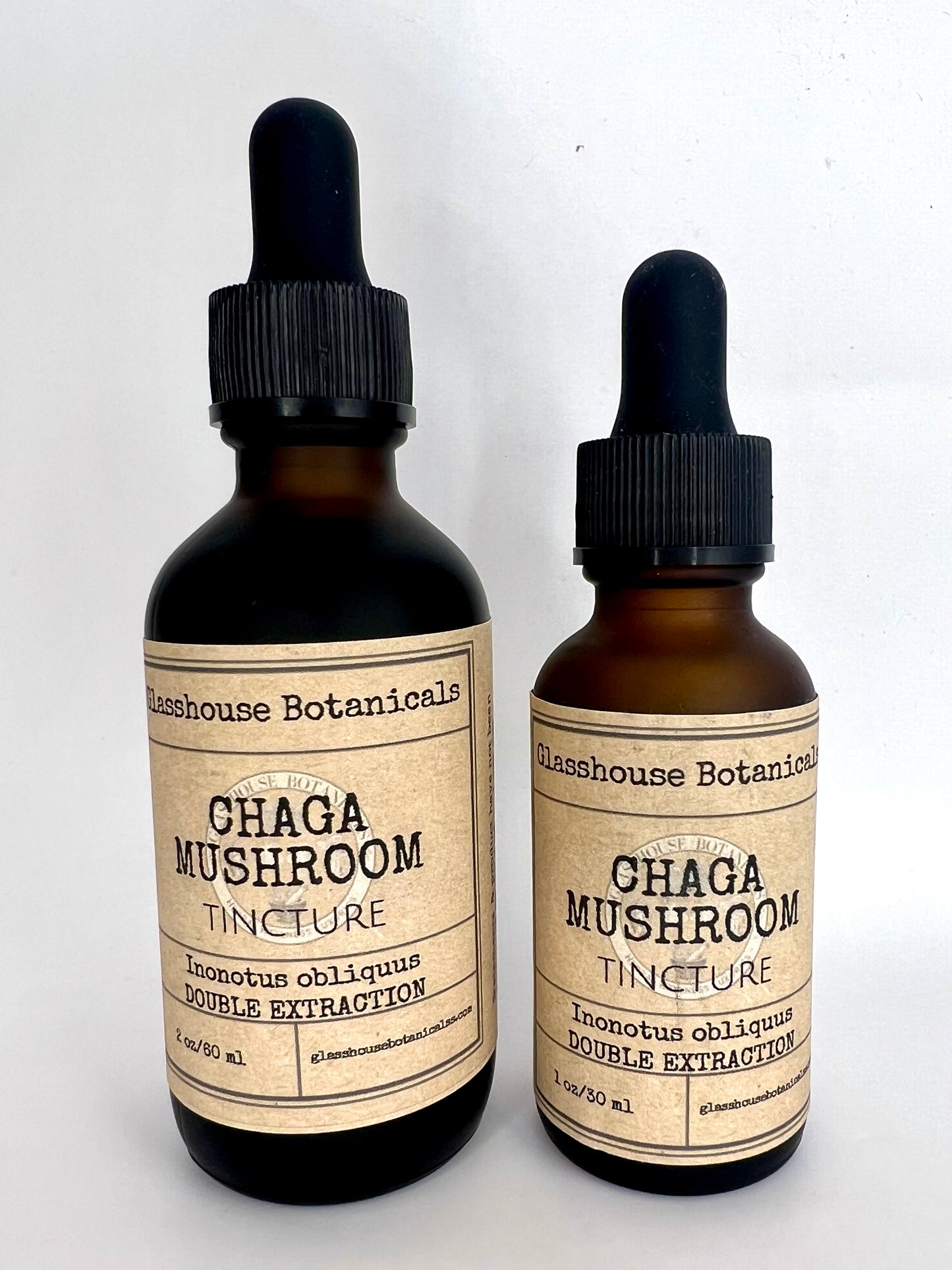 Chaga Mushroom Tincture, Dual extraction