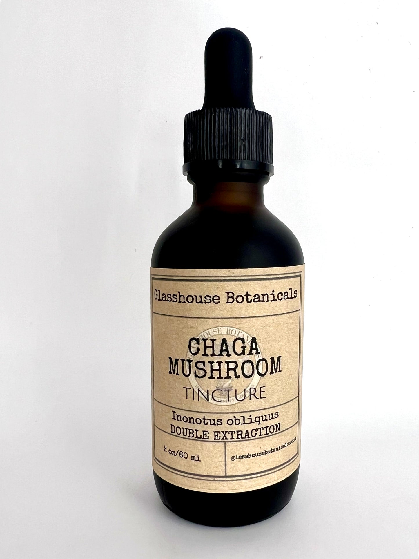 Chaga Mushroom Tincture, Dual extraction