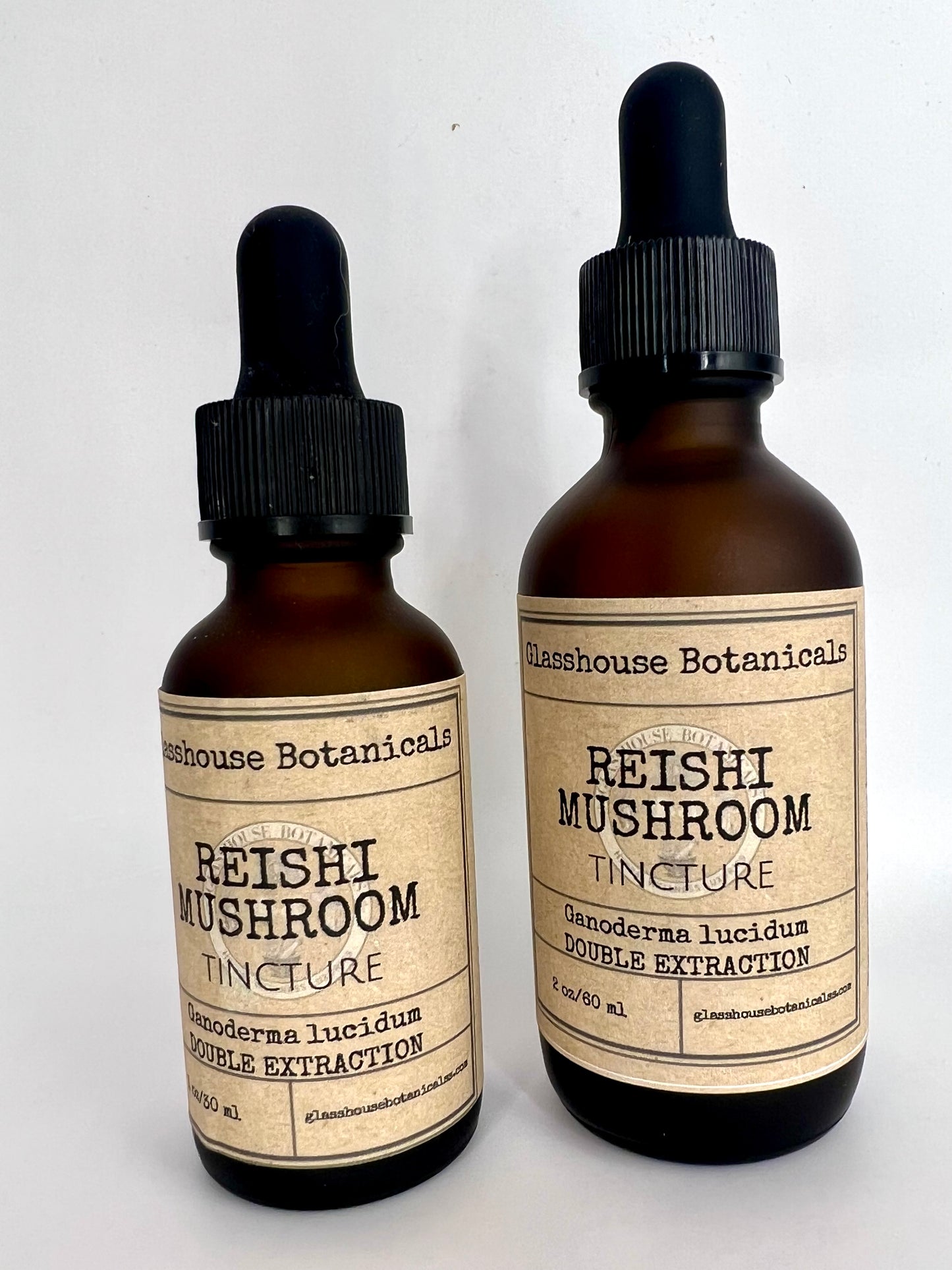 Reishi Mushroom Tincture, Dual extraction