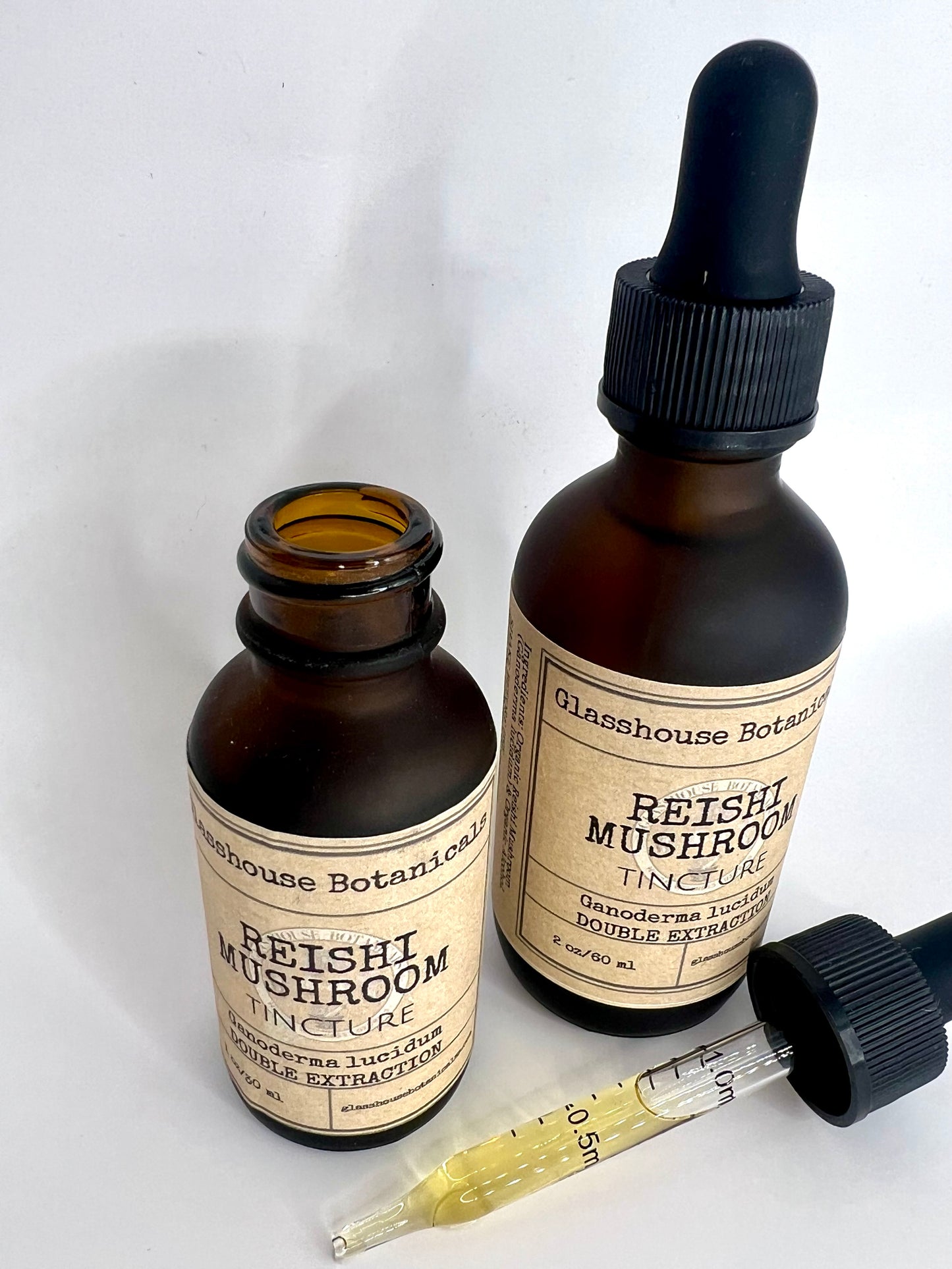 Reishi Mushroom Tincture, Dual extraction