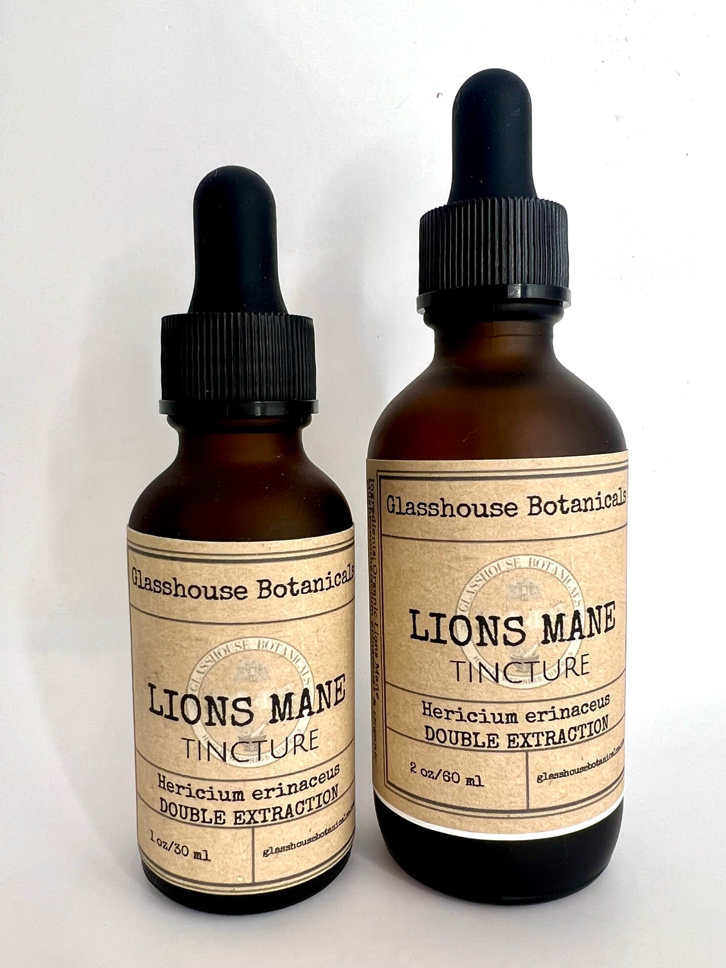Lions Mane Mushroom Tincture, Dual extraction