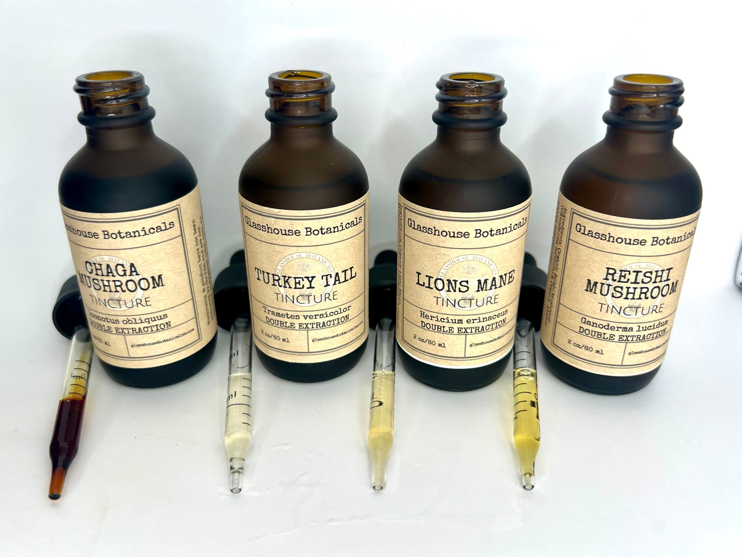 Reishi Mushroom Tincture, Dual extraction