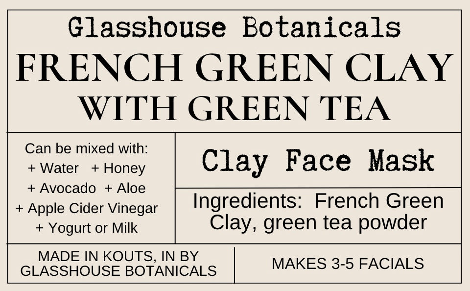 Facial | French Green Clay Face Mask With Green Tea