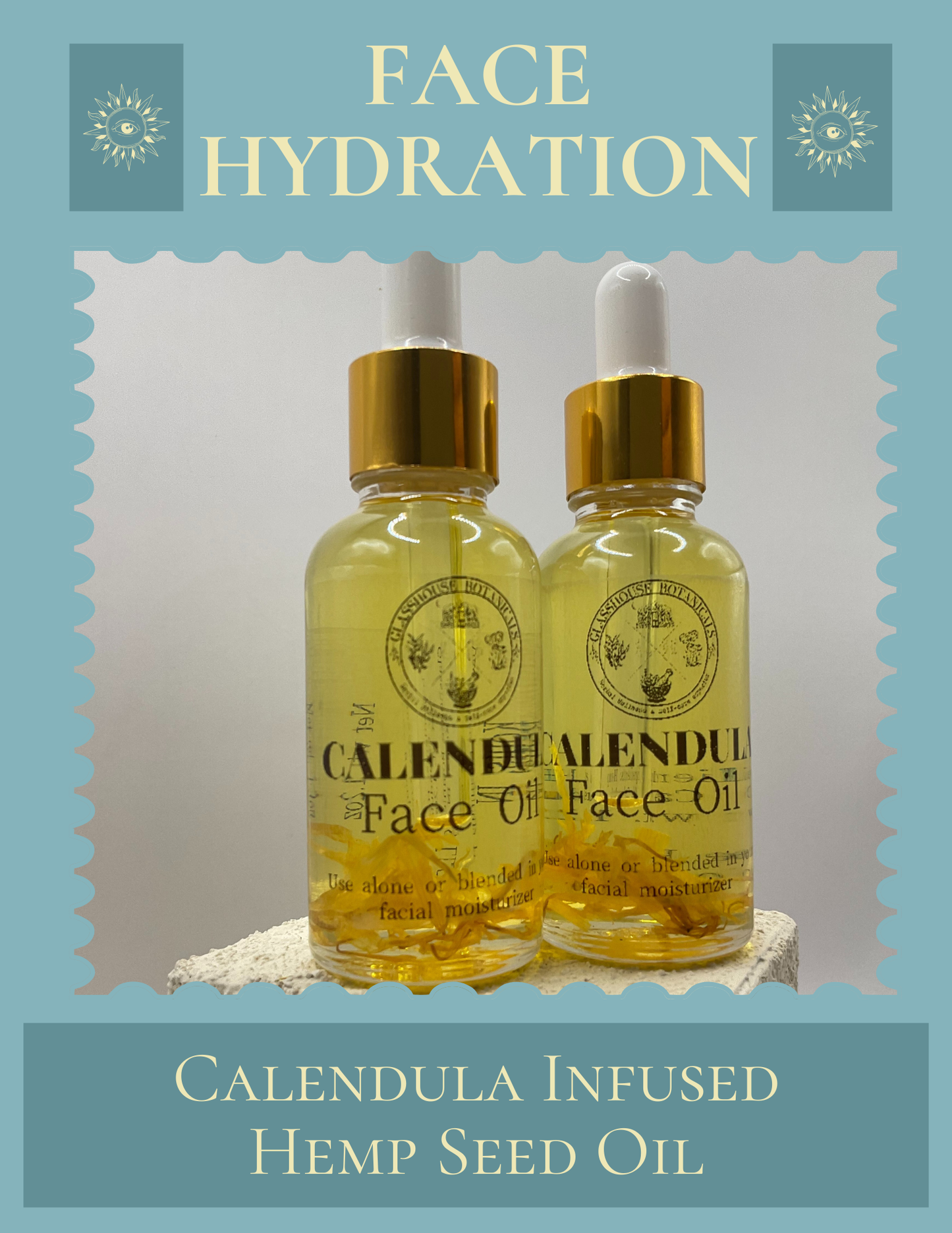 Face & Body Oil | Calendula Infused Oil for face, body, & scalp