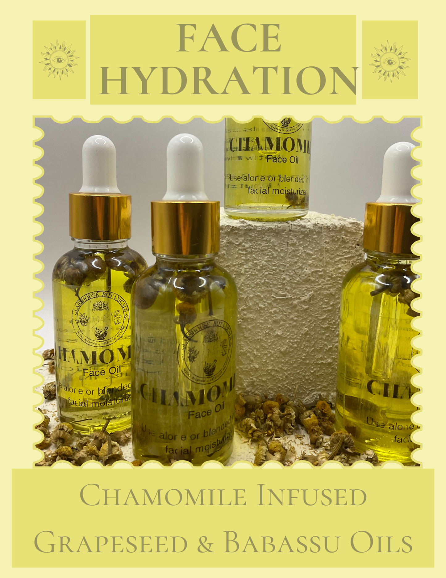 Face & Body Oil | Chamomile Infused Face, Body, & Scalp Oil