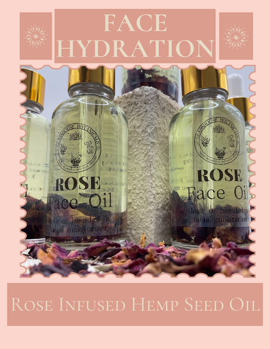 Face & Body Oil | Rose  Infused Oil for face, body, & scalp